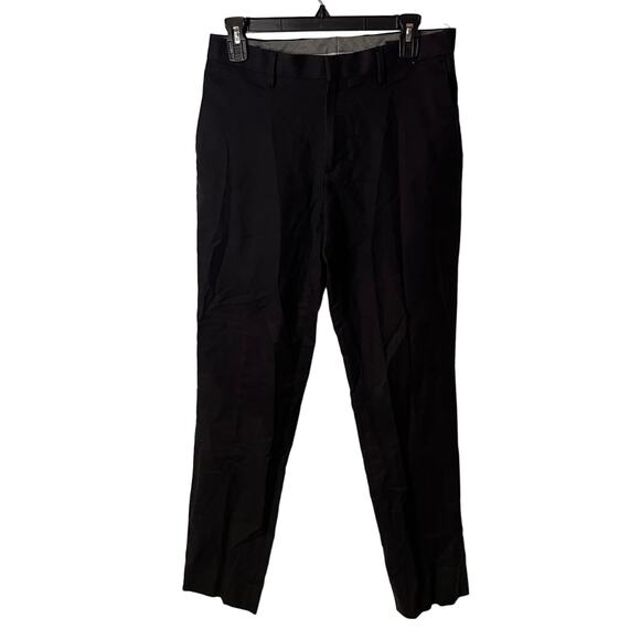 Banana Republic Black Slim Fit Stretch Dress Pants Size 30X32 - Picture 1 of 8